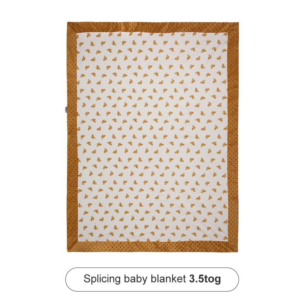 Double-Sided Baby Blanket for Winter