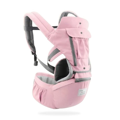 Breathable Ergonomic Baby Carrier Backpack with Kangaroo Hipseat