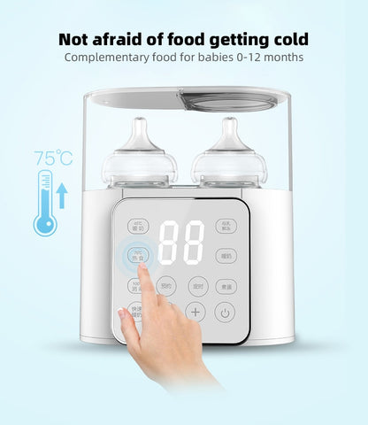 Hibobi Baby Bottle Warmer - 9-in-1 Accurate Temperature Control